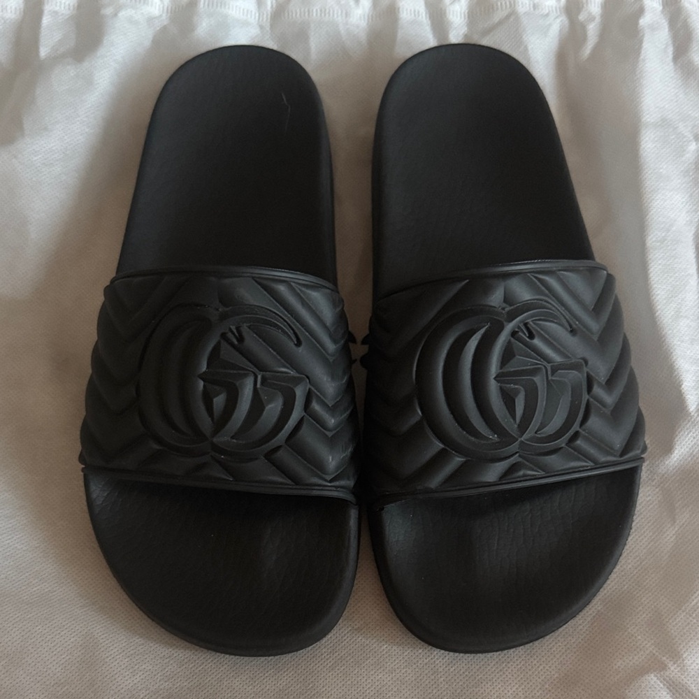 Gucci Black Slides